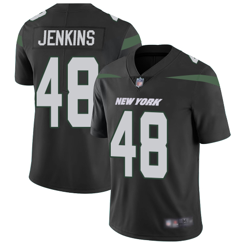 New York Jets Limited Black Youth Jordan Jenkins Alternate Jersey NFL Football #48 Vapor Untouchable->->Youth Jersey